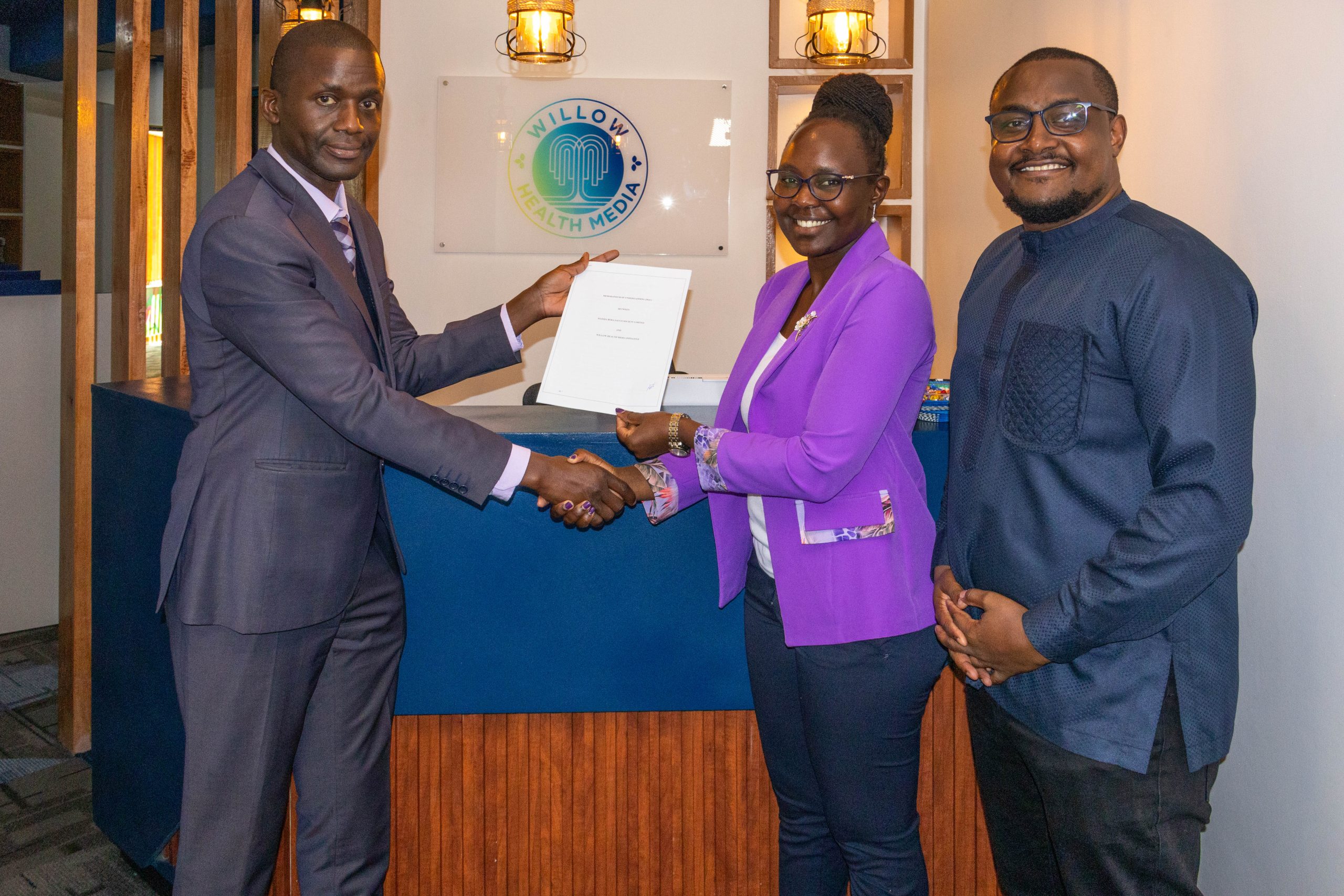 MOU signing with Maisha Bora Sacco – Willow Health Media