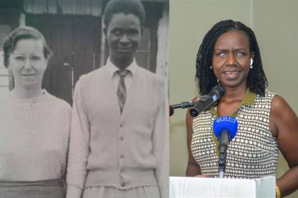 Ruth Holloway & John Kimuyu, Collaged with Senator Crystal Asige.