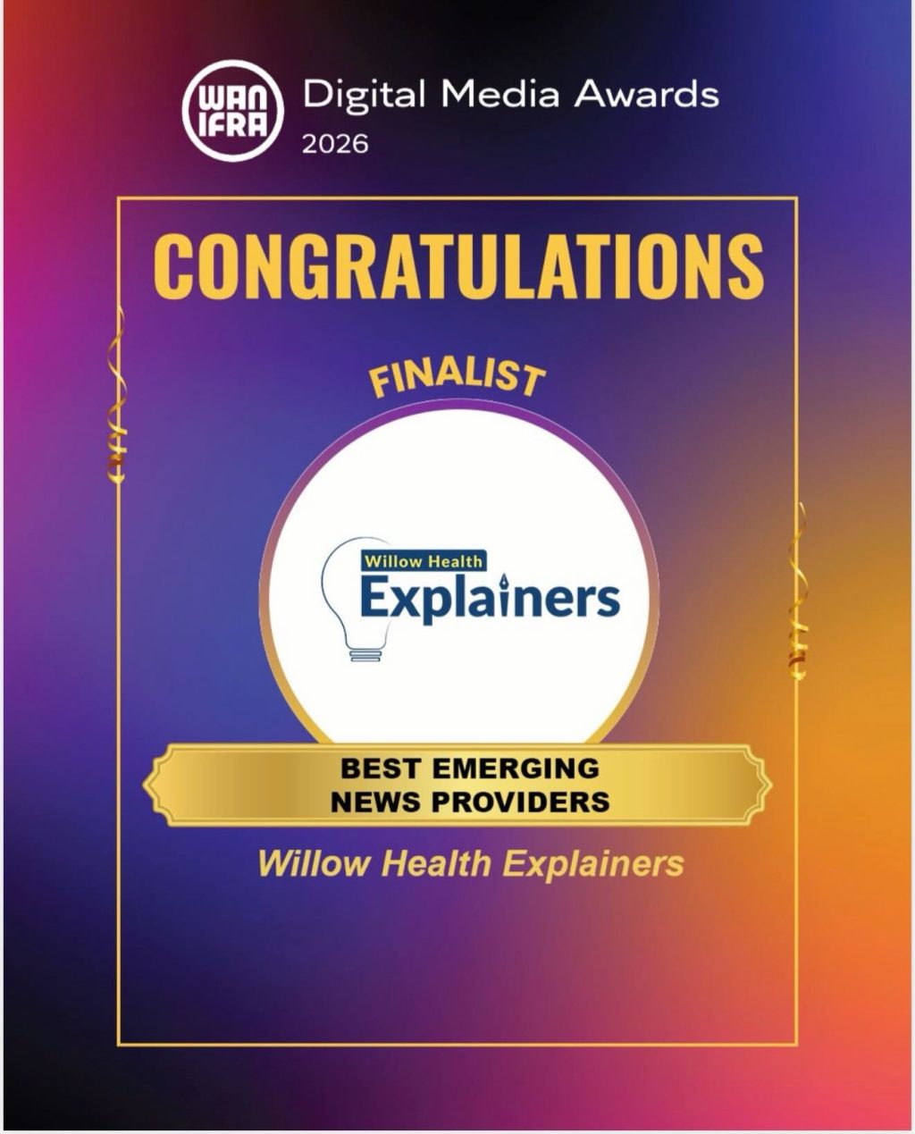 Instagram post from willowhealthmedia. This post is in position 0.